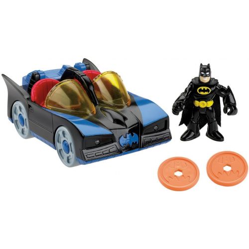  Fisher-Price Imaginext DC Super Friends, Batmobile with Lights
