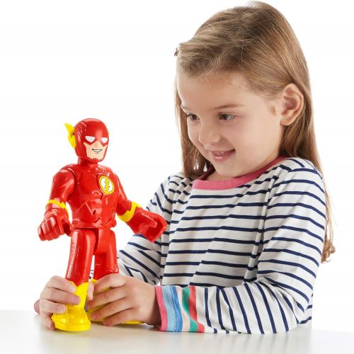  DC Super Friends Fisher-Price Imaginext The Flash XL, Extra-Large Super Hero Figure for Preschool Kids Ages 3-8 Years