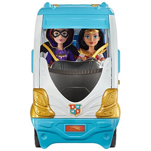  DC Super Hero Girls Action Doll Feature Bus, 12