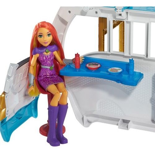  DC Super Hero Girls Action Doll Feature Bus, 12