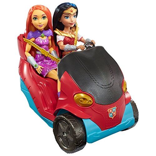  DC Super Hero Girls Action Doll Feature Bus, 12