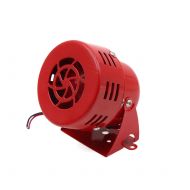 DC12V Red Metal Electric Motorcycle Driven Raid Siren Horn Warning Loud Alarm