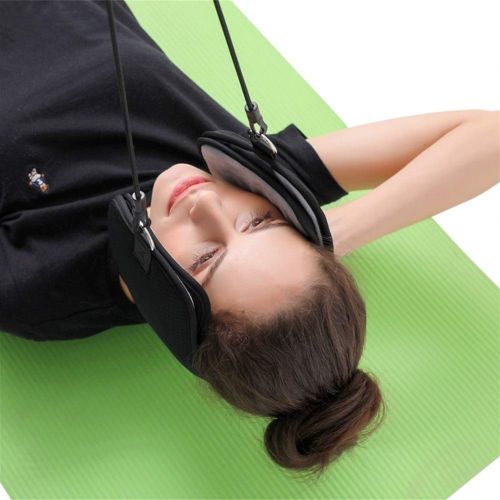  DCCC Neck Hammock Neck Stretcher Soothing Fatigue Cervical Spine Containing Hammock + Bundle Pocket + Eye Mask