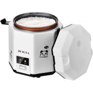 [아마존베스트]DCIGNA 1.2L Mini Rice Cooker, Electric Lunch Box, Travel Rice Cooker Small, Removable Non-stick Pot, Keep Warm Function, Suitable For 1-2 People - For Cooking Soup, Rice, Stews, Gr