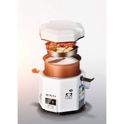  [아마존베스트]DCIGNA 1.2L Mini Rice Cooker, Electric Lunch Box, Travel Rice Cooker Small, Removable Non-stick Pot, Keep Warm Function, Suitable For 1-2 People - For Cooking Soup, Rice, Stews, Gr