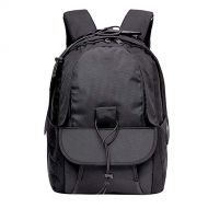 DCRYWRX Camera Bag Multi-Function Waterproof SLRDSLR Cameras Backpack and Wear-Resistant Anti-Theft Backpack, Black