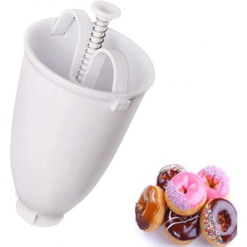  DCS Plastic Doughnut Donut Maker Machine Mold DIY Tool Kitchen Pastry Making Bake Ware Stainless Steel White