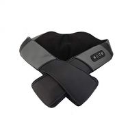 DDFBUS Neck and Shoulder Cervical Massager Hot Kneading Car Massage Shawl Cervical New Massage Shawl,Black