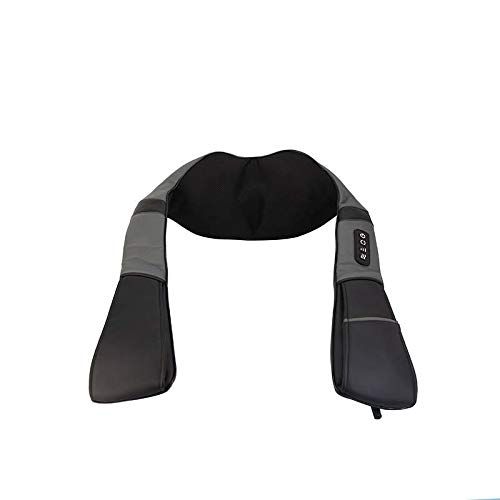  DDFBUS Neck and Shoulder Cervical Massager Hot Kneading Car Massage Shawl Cervical New Massage Shawl,Black