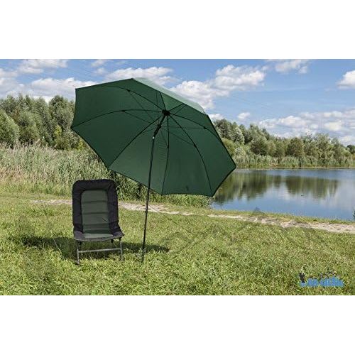  [아마존베스트]DD Tackle Deluxe XXL 2,60m Fishing Umbrella + Umbrella HolderTent