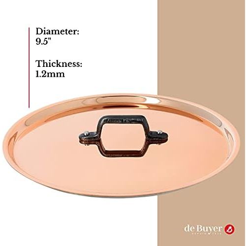  DE BUYER Deckel, Kupfer, braun, 26 x 26 x 3 cm