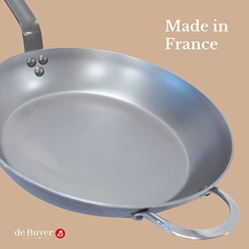  Marke: DE BUYER De Buyer 5610.36 Mineral B Round Carbon Steel Fry Pan 14-Inch Bratpfanne, Blech, schwarz