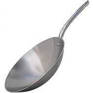 DE BUYER Wok, Edelstahl, Silber, 10 cm