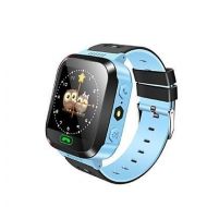 DEALCATCHER3510 GPS Tracker Kids Smart Watch for Children Girls Boys with Camera SIM Calls Anti-lost SOS Smartwatch Bracelet Compatible IPhone Android Smartphone (Blue)