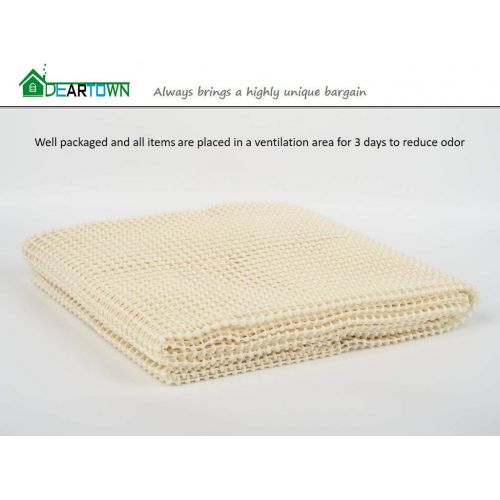  DEARTOWN Non-Slip Area Rug Pad Mat Underlay Multipurpose for Hard Surface Floor Trim The Pad (2x 4)