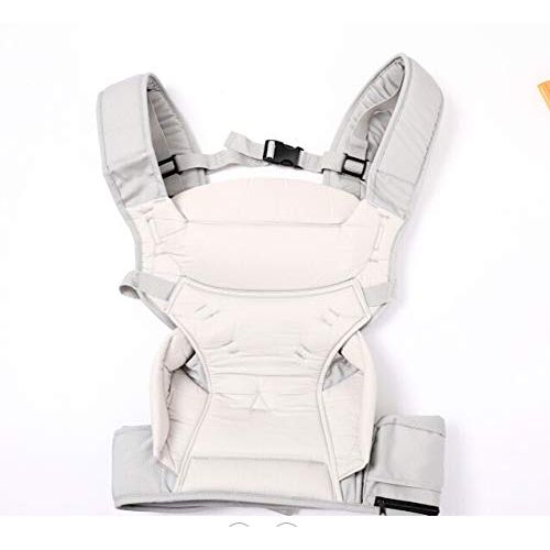  DECO2PRO LLC 360 Carry Positions All Seasons Baby Carrier with Hip Seat Carrier Backpack for 3-48 Months Newborn Infant or Toddler-Grey