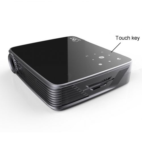  DEEIRAO DLP Home Theater Projector Mini Portable Android5.1 Quad Core 2G RAM Dual Band WiFi 2.4GHz 5.0GHz Support 4K UHD 2160P 2D Convert to 3D USB HDMI GT918