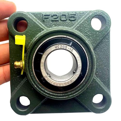  DEEPDREAM 4PSC of UCF205-16 Cast Iron Pillow Block Mounted Bearings-1 Inch Inside Diameter w/Set Screw Loc