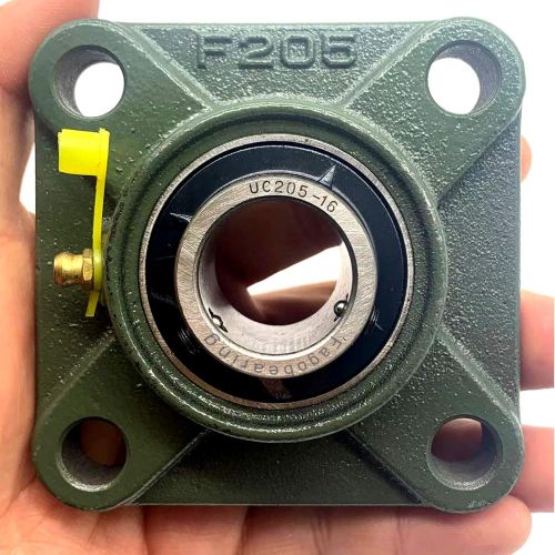  DEEPDREAM 4PSC of UCF205-16 Cast Iron Pillow Block Mounted Bearings-1 Inch Inside Diameter w/Set Screw Loc