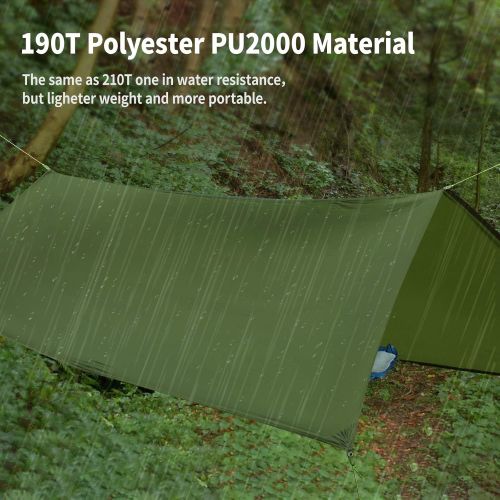  Product Image DEERFAMY 10x10ft Camping Tent & Mini Portable Camping Table