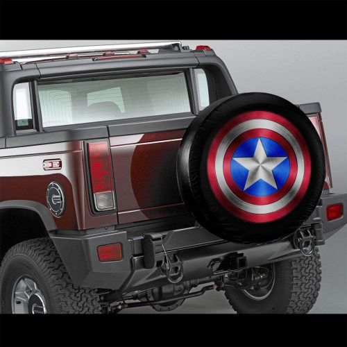  DEETU Spare Tire Cover, Universal Fit for Jeep, Trailer, RV, Car, Truck Wheel 14 15 16 17 Inches