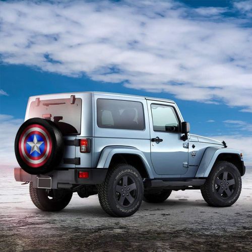  DEETU Spare Tire Cover, Universal Fit for Jeep, Trailer, RV, Car, Truck Wheel 14 15 16 17 Inches