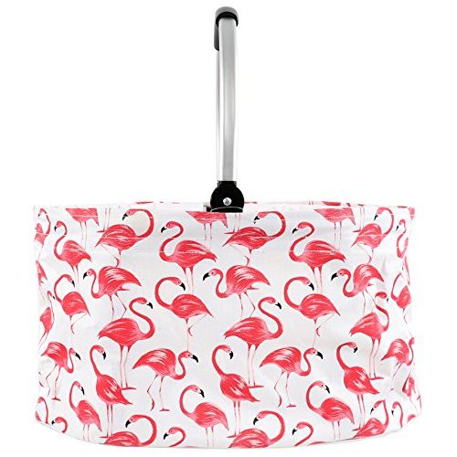  DEI 18 Flamingo Pattern Market Basket