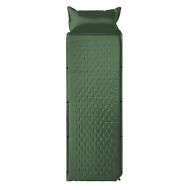 DEI QI Outdoor Self Inflating Sleeping Pad Splicable Mattress with Attached Pillow Lightweight Portable Foam Padding Mattress for Camping, Backpacking, Traveling and Hiking (Color