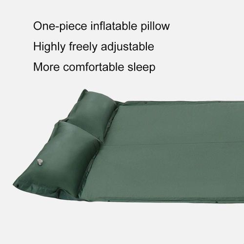  DEI QI 190130cm Self Inflating Sleeping Pad Foam Padding Mattress for Camping, Backpacking, Traveling and Hiking Outdoor Portable Air Mattress with Pillow