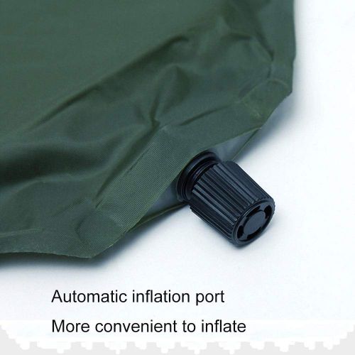  DEI QI 190130cm Self Inflating Sleeping Pad Foam Padding Mattress for Camping, Backpacking, Traveling and Hiking Outdoor Portable Air Mattress with Pillow