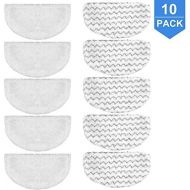 [아마존베스트]DEKIRU Steam Mop Washable Cleaning Pads Replacement for Bissell Powerfresh Steam Mop 1940 1440 1806 Series Bissell Steam Floor Mops, Compare to Part # 5938 & 203-2633 Vacuum Cleane