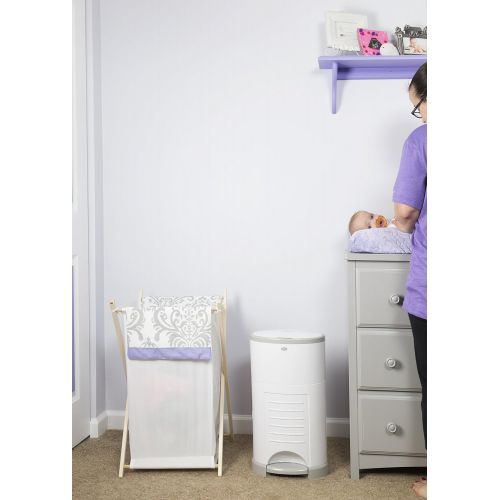  [아마존베스트]DEKOR Dekor Classic Hands-Free Diaper Pail | White | Easiest to Use | Just Step  Drop  Done | Doesn’t Absorb Odors | 20 Second Bag Change | Most Economical Refill System