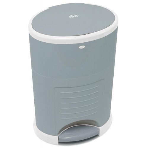  [아마존베스트]DEKOR Dekor Plus Hands-Free Diaper Pail | Gray | Easiest to Use | Just Step  Drop  Done | Doesn’t Absorb Odors | 20 Second Bag Change | Most Economical Refill System |Great for Cloth D