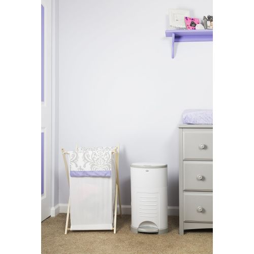  Dekor Classic Hands-Free Diaper Pail | White | Easiest to Use | Just Step  Drop  Done | Doesn’t Absorb Odors | 20 Second Bag Change | Most Economical Refill System