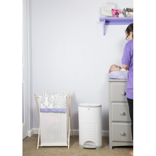  Dekor Classic Hands-Free Diaper Pail | White | Easiest to Use | Just Step  Drop  Done | Doesn’t Absorb Odors | 20 Second Bag Change | Most Economical Refill System