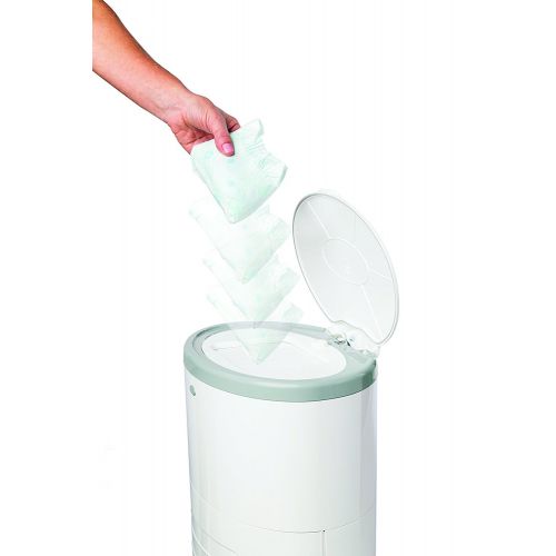  Dekor Classic Diaper Pail Refills | 4 Count | Most Economical Refill System | Quick & Easy to Replace | No Preset Bag Size  Use Only What You Need | Exclusive End-of-Liner Marking