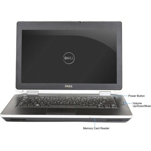 델 Certified Refurbished Dell Black 14 Latitude E6430 WA5-1031 Laptop PC with Intel Core i5-3320M Processor, 4GB Memory, 320GB Hard Drive and Windows 10 Pro