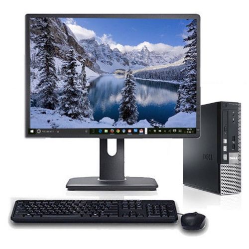 델 Dell Optiplex 3010 AIO SFF Desktop i5 4GB 320GB HD DVD-RW Win 10 with 20 LCD