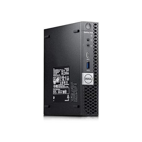 델 Dell OptiPlex 7050 Micro Computer, Intel Quad Core i5-6500T up to 3.1GHz, 16G DDR4, 256G SSD, Windows 10 Pro 64 Bit-Multi-Language Supports English/Spanish/French(Renewed)