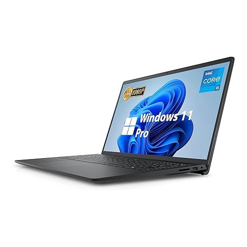 델 Dell 2023 Inspiron 15 Business Laptop, Free Microsoft Office 2021 with Lifetime License, 15.6