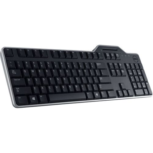 델 Dell KB813 Wired Keyboard with Smart Card Reader (Black and SIlver)