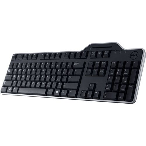 델 Dell KB813 Wired Keyboard with Smart Card Reader (Black and SIlver)