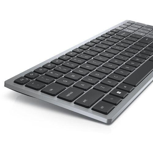 델 Dell KB740 Compact Multi-Device Wireless Keyboard (Gray)