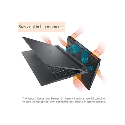 델 Dell 2023 Newest G15 Gaming Laptop, 15.6