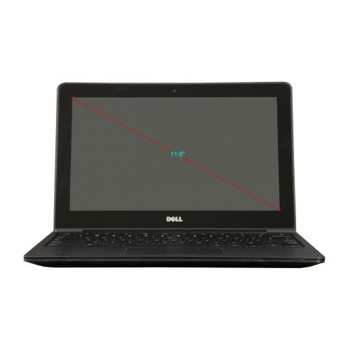 델 Dell ChromeBook 11 -Intel Celeron 2955U, 4GB Ram, 16GB SSD, WebCam, HDMI, (11.6 HD Screen 1366x768) (Renewed)