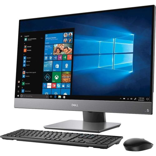 델 Dell OptiPlex 24 7470 All-in-One 256GB SSD + 2TB HD (Intel 9th Generation Processor with Turbo Boost to 4.40GHz, 16 GB RAM, 256 GB SSD + 2 TB HD, 24-inch FullHD IPS, Win 10 Pro) PC