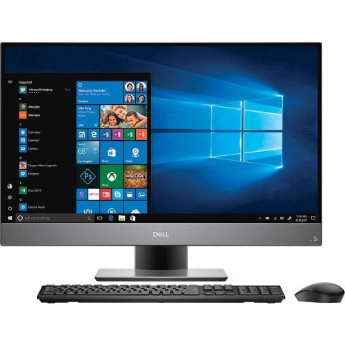 델 Dell OptiPlex 24 7470 All-in-One 256GB SSD + 2TB HD (Intel 9th Generation Processor with Turbo Boost to 4.40GHz, 16 GB RAM, 256 GB SSD + 2 TB HD, 24-inch FullHD IPS, Win 10 Pro) PC