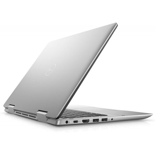 델 Dell Inspiron 2-in-1 Laptop LED-Backlit Touch Display, i7-8565U, 8GB 2666MHz DDR4, 256 GB m.2 PCIe SSD, 14, Silver, Alexa Built-In (i5482-7069SLV-PUS)