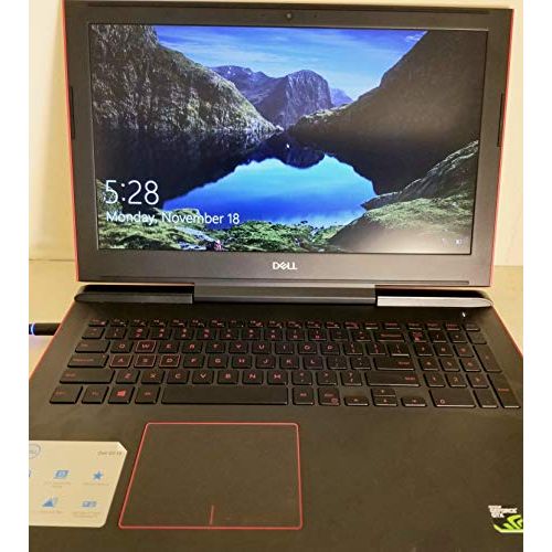 델 Dell G5 Gaming Notebook Computer 15.6″, Intel Core i7-8750H, Nvidia Geforce GTX 1050Ti 4GB, 8GB RAM, 1TB + 128GB SSD Storage, G5587-7037RED-PUS