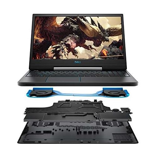 델 Dell G5 15 Gaming Laptop (Windows 10 Home, 9th Gen Intel Core i7-9750H, NVIDIA GTX 1650, 15.6 FHD LCD Screen, 256GB SSD and 1TB SATA, 16 GB RAM) G5590-7679BLK-PUS